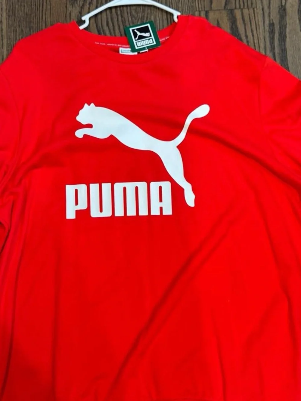Puma red long sleeve crewneck sweater BRAND NEW SIZE XXL #athleisure #puma #swea